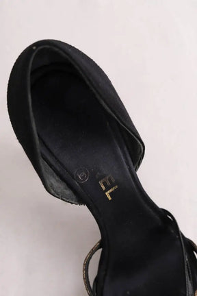 Talons Chanel Noir en Cuir