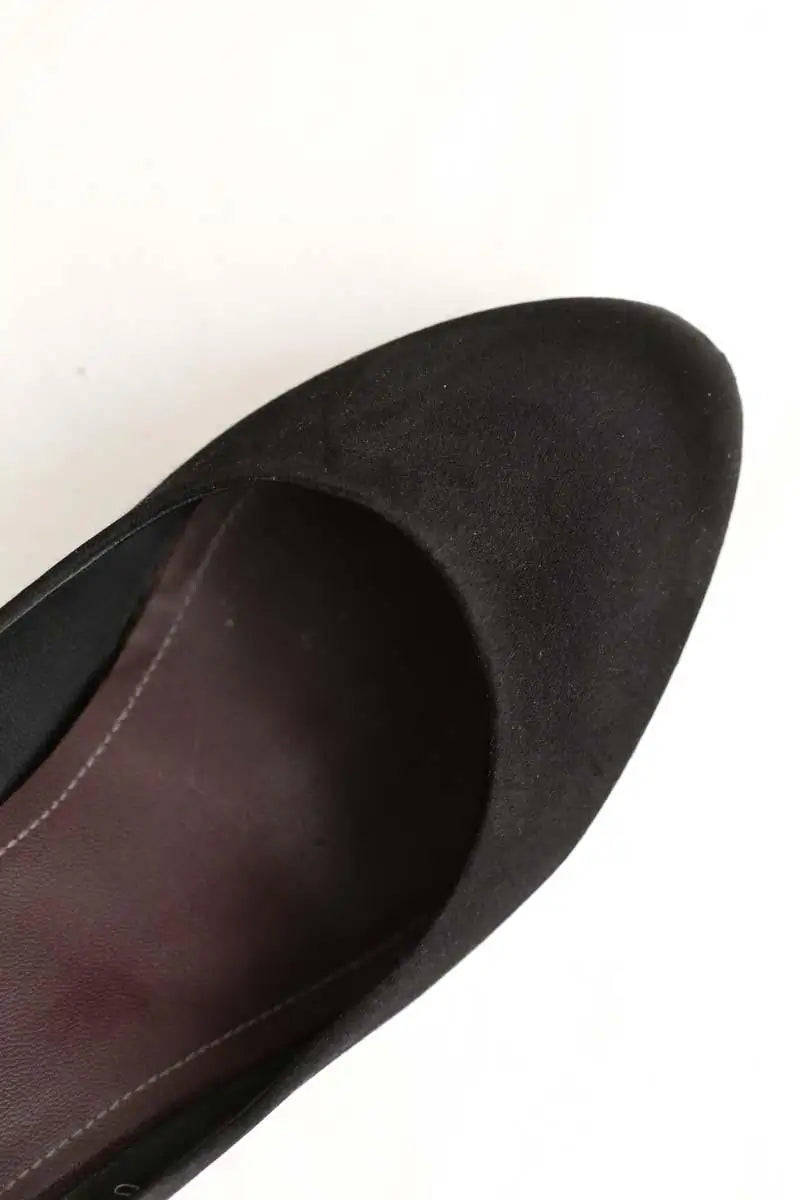 Talons Chanel Noir en Tissu