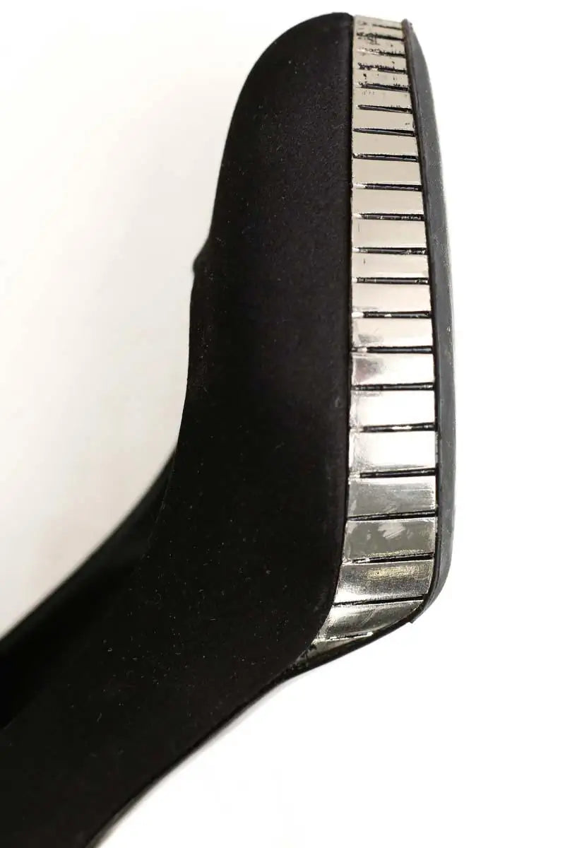 Talons Chanel Noir en Tissu
