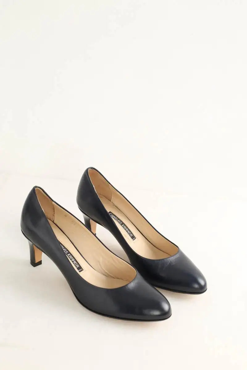 Talons Charles Kammer Noir en Cuir