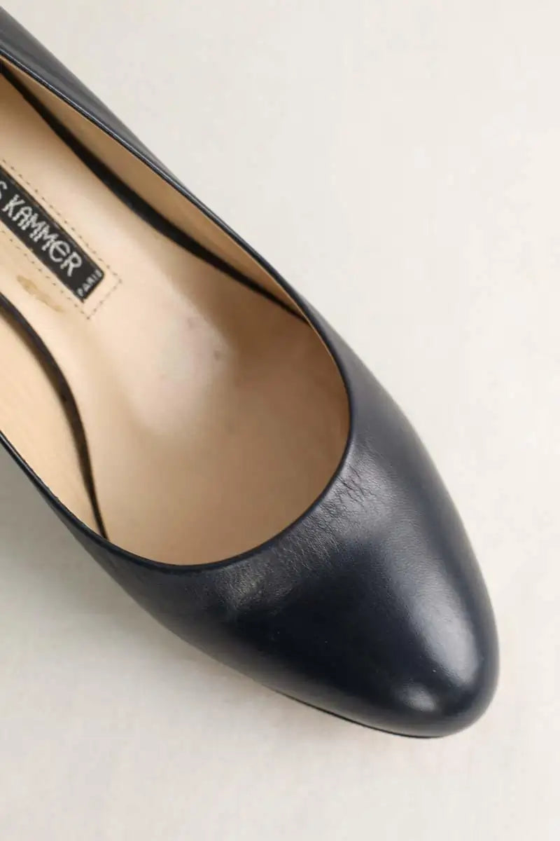 Talons Charles Kammer Noir en Cuir