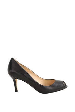 Talons Charles Kammer Noir en Cuir, taille 37 - Seconde Main