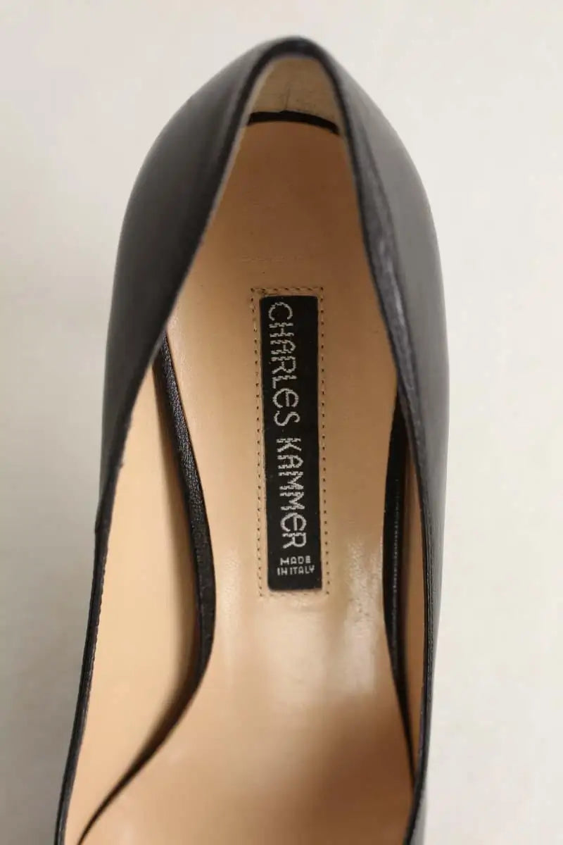 Talons Charles Kammer Noir en Cuir