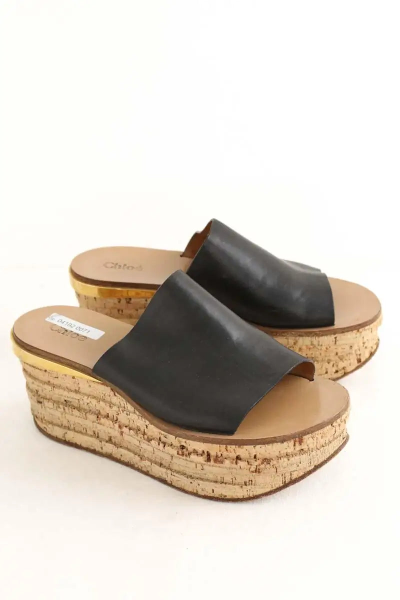 Talons Chloé Beige en Tissu