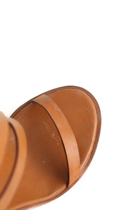 Talons Chloé Camel en Cuir