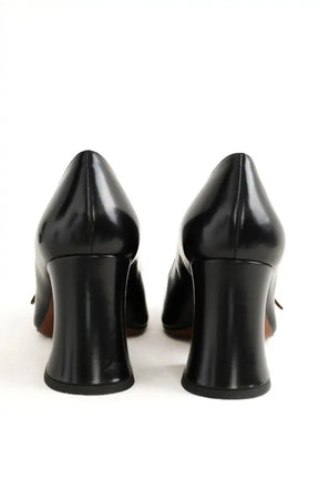 Talons Chloé Janis Noir en Cuir