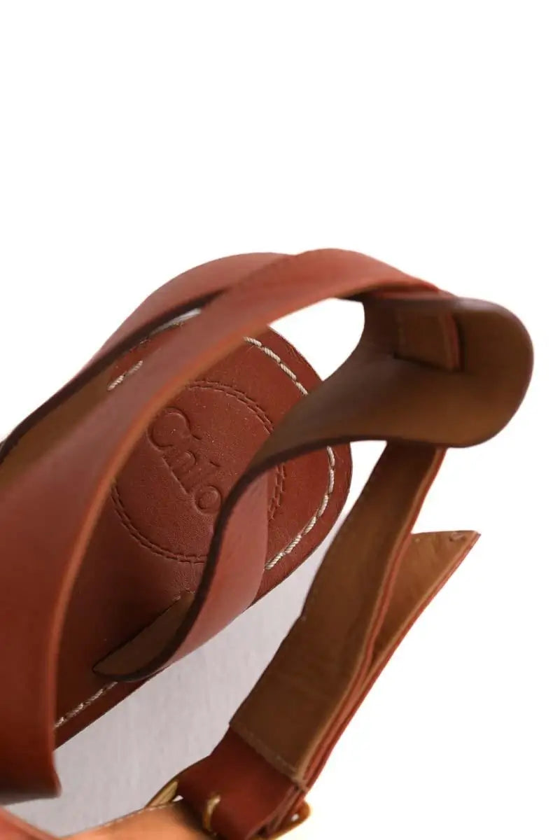 Talons Chloé Marron en Cuir
