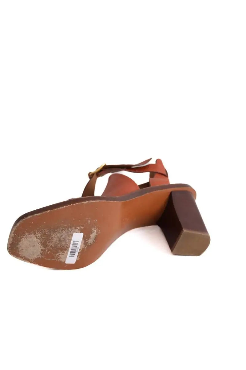 Talons Chloé Marron en Cuir
