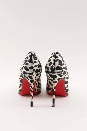Talons Christian Louboutin Beige en Cuir