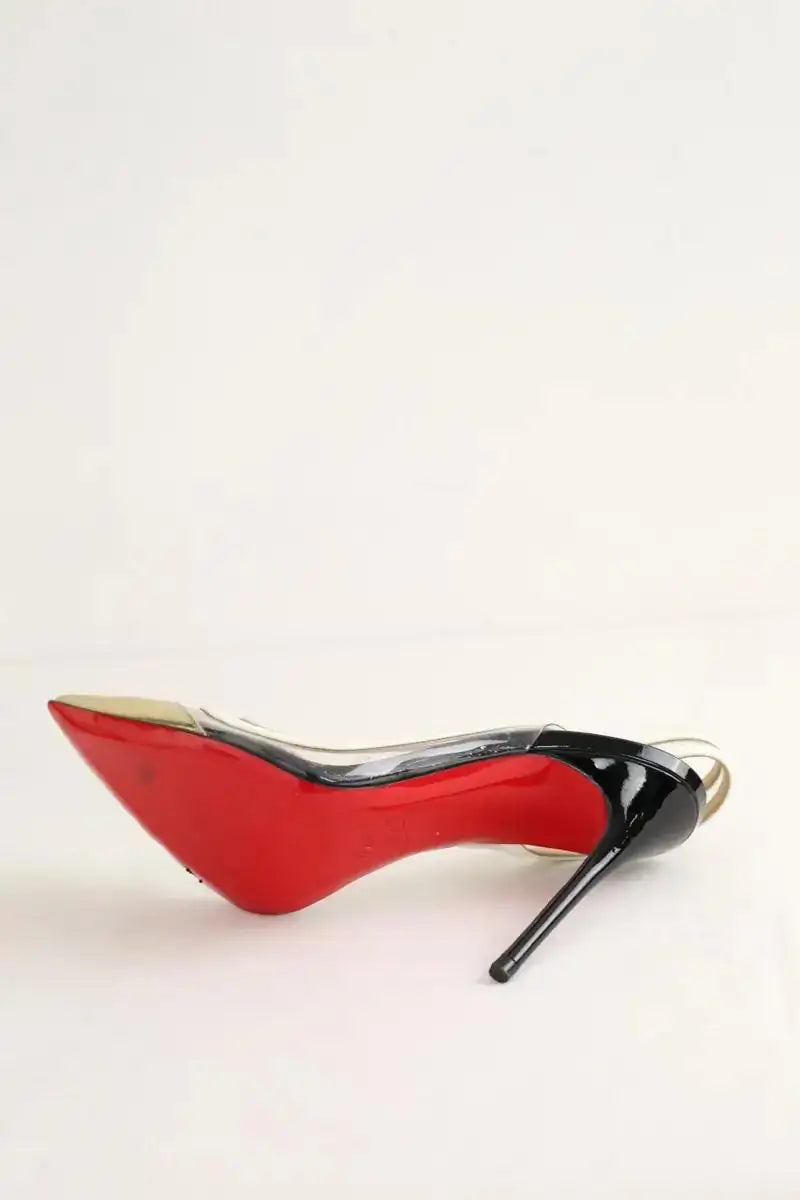 Talons Christian Louboutin Blanc en Cuir
