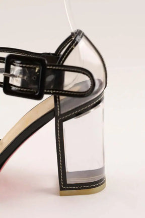 Talons Christian Louboutin Blanc en Plastique