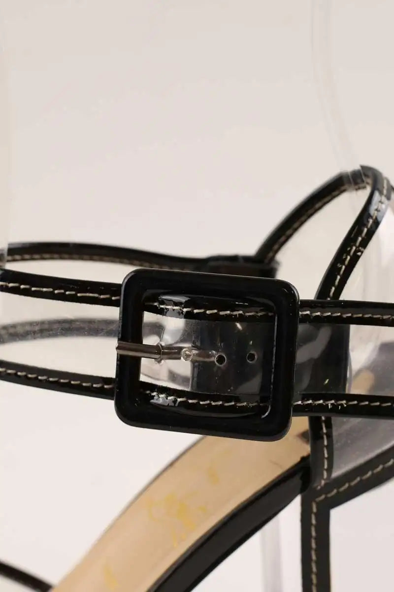 Talons Christian Louboutin Blanc en Plastique