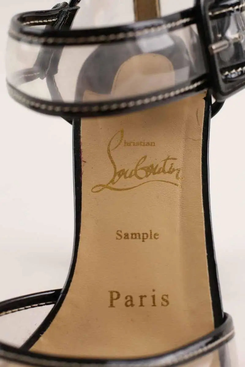 Talons Christian Louboutin Blanc en Plastique