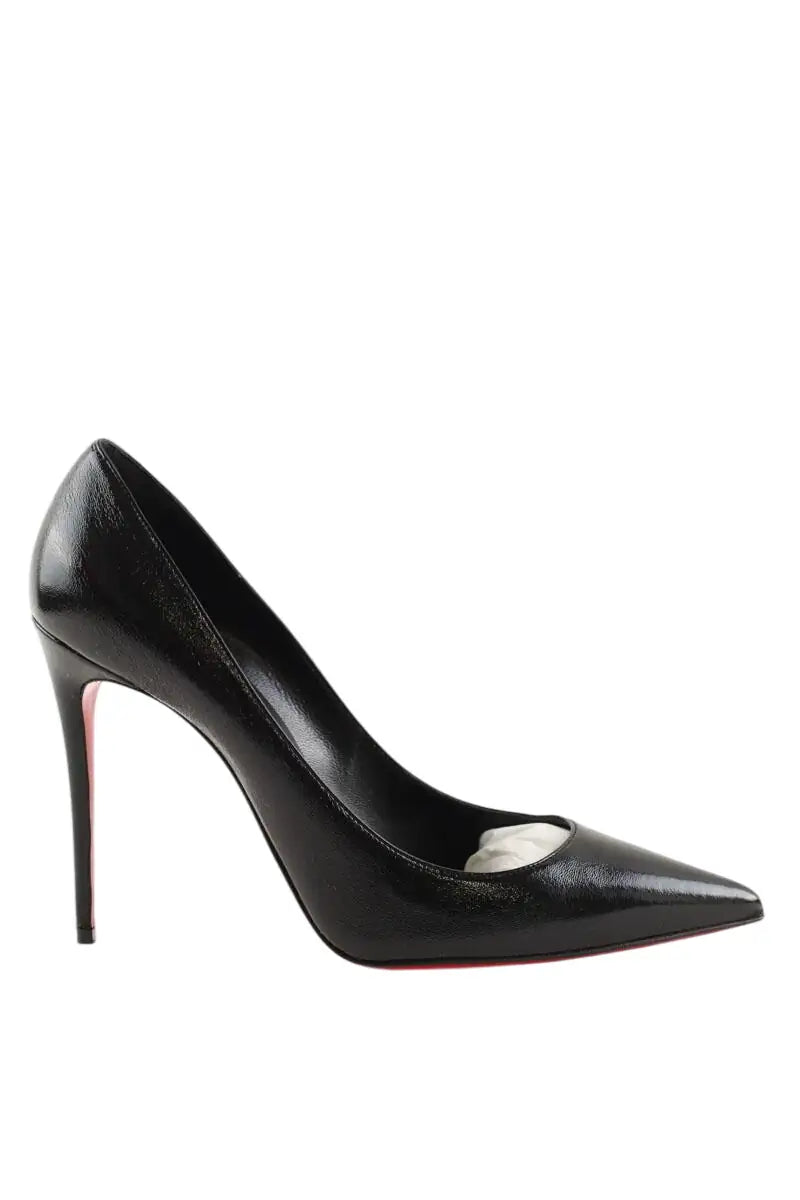Talons Christian Louboutin Kate Noir en Cuir, taille 40 - Seconde Main