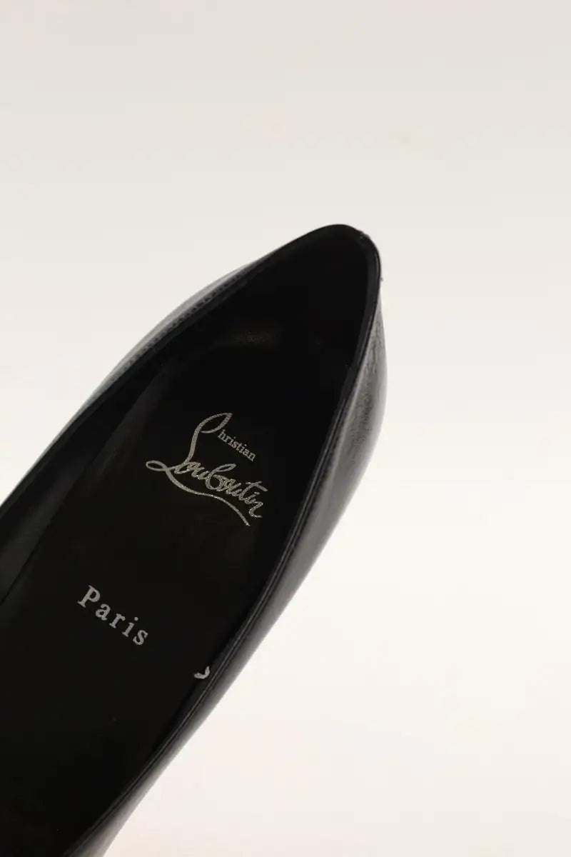 Talons Christian Louboutin Kate Noir en Cuir