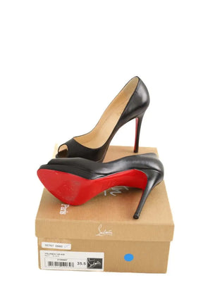 Talons Christian Louboutin Noir en Cuir