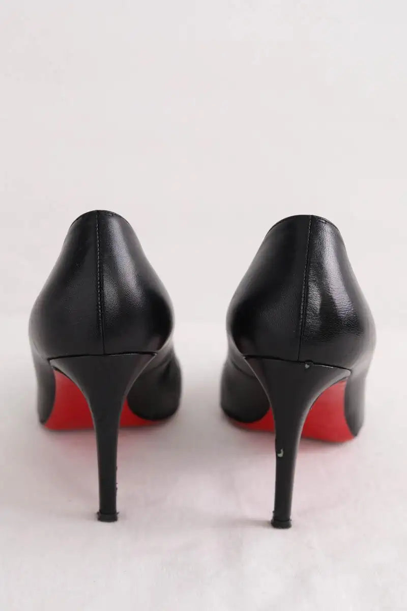 Talons Christian Louboutin Noir en Cuir