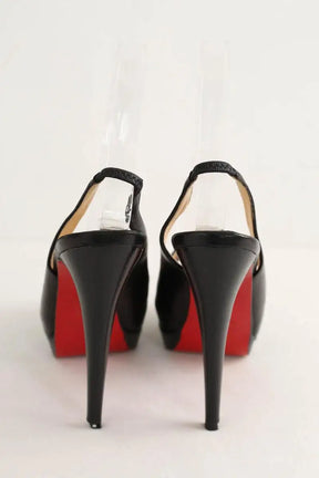 Talons Christian Louboutin Noir en Cuir