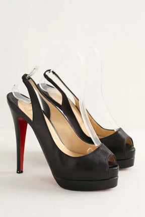 Talons Christian Louboutin Noir en Cuir