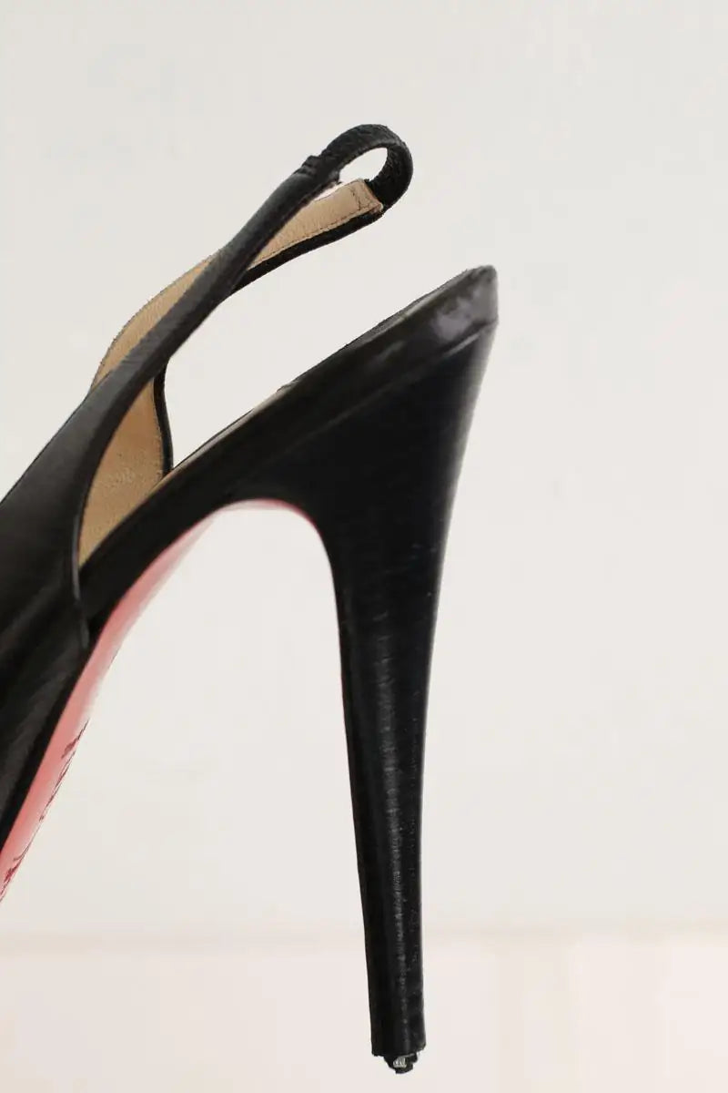 Talons Christian Louboutin Noir en Cuir