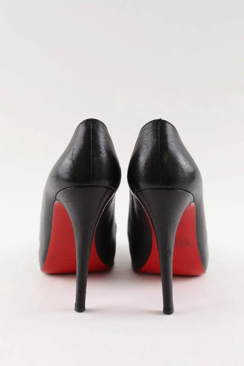 Talons Christian Louboutin Noir en Cuir
