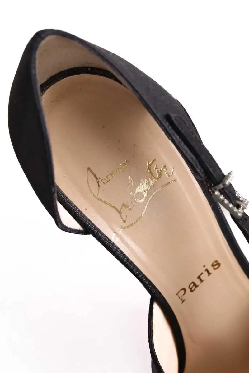 Talons Christian Louboutin Noir en Cuir