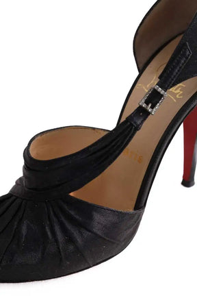 Talons Christian Louboutin Noir en Cuir
