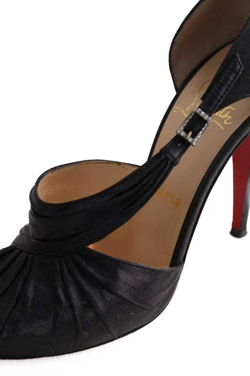 Talons Christian Louboutin Noir en Cuir