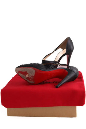 Talons Christian Louboutin Noir en Cuir