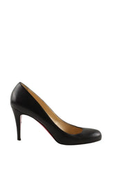 Talons Christian Louboutin Noir en Cuir, taille 41 - Seconde Main