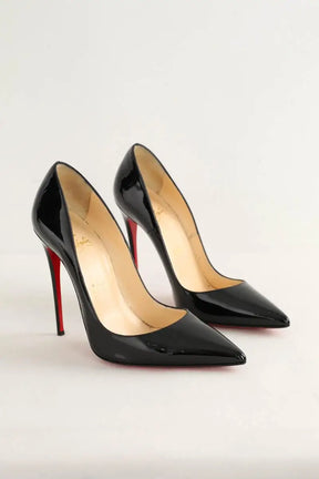 Talons Christian Louboutin Noir en Cuir verni
