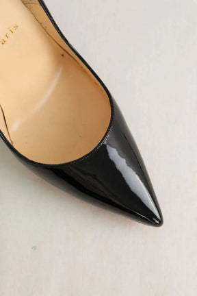 Talons Christian Louboutin Noir en Cuir verni