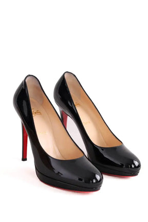 Talons Christian Louboutin simple pump 120 patent calf Noir en Cuir verni