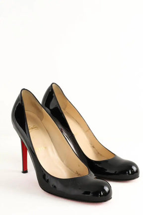 Talons Christian Louboutin Simple pump Noir en Cuir verni