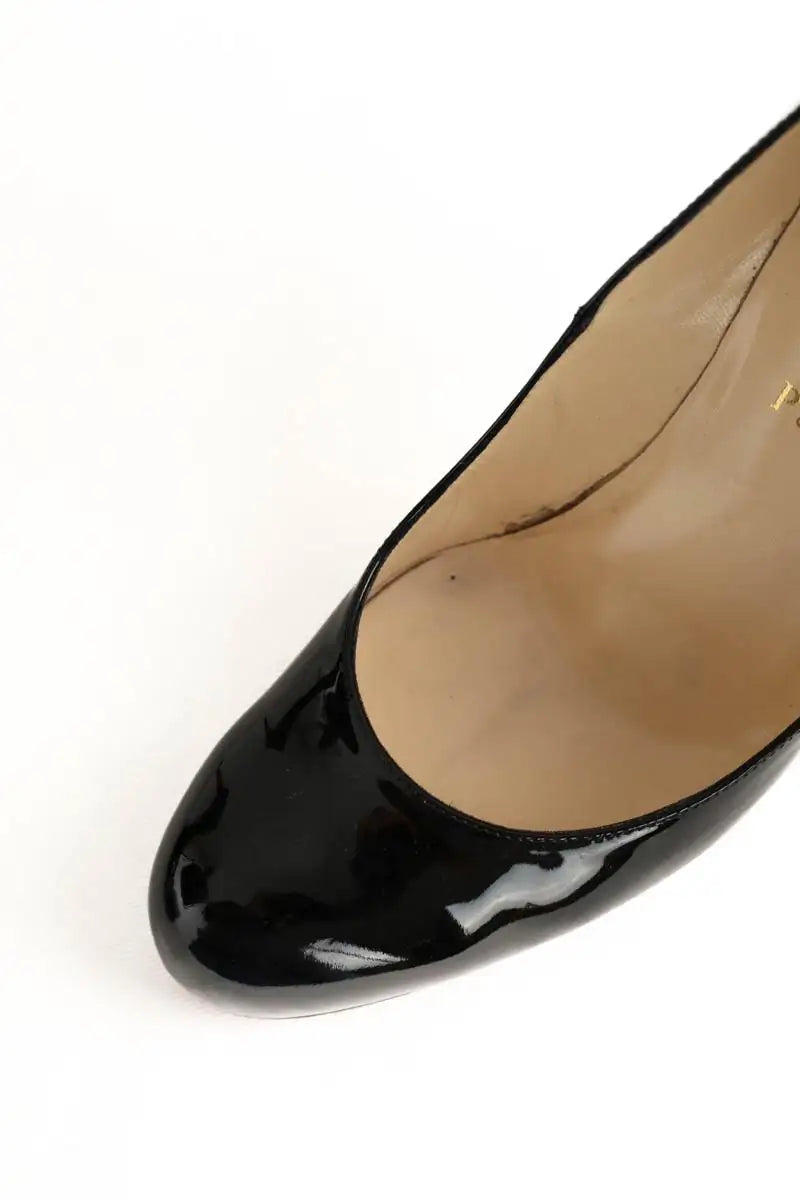 Talons Christian Louboutin Simple pump Noir en Cuir verni