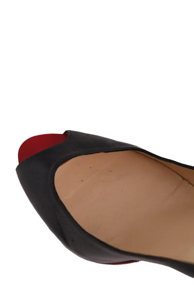 Talons Christian Louboutin Very Prive Noir en Cuir