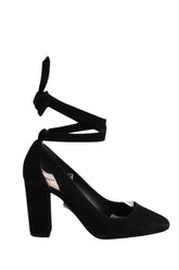 Talons Claudie Pierlot Noir en Daim, taille 37 - Seconde Main