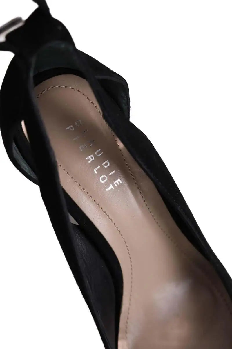 Talons Claudie Pierlot Noir en Daim