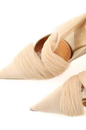 Talons Dior Beige en Cuir