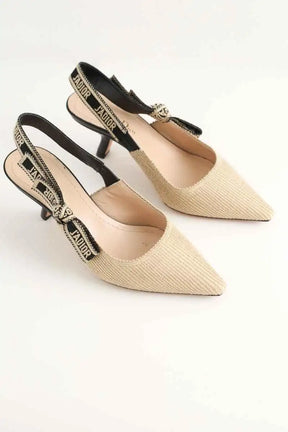 Talons Dior J'adior Beige en Cuir