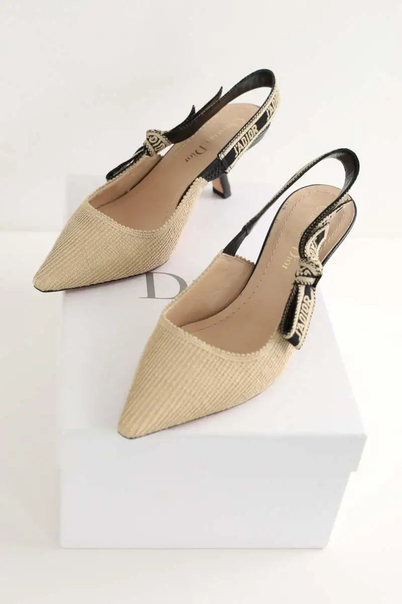 Talons Dior J'adior Beige en Cuir