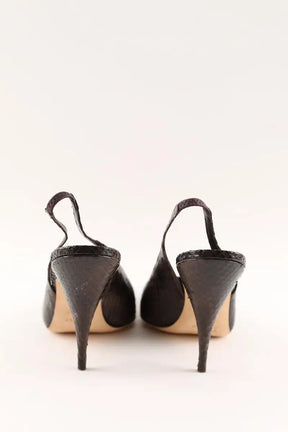 Talons Dior Marron en Cuirs exotiques