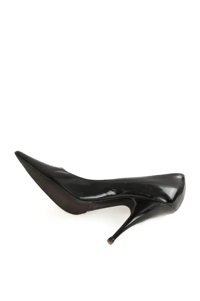 Talons Dior Noir en Cuir