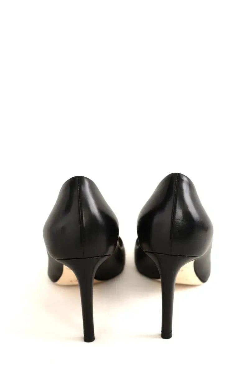 Talons Dior Noir en Cuir