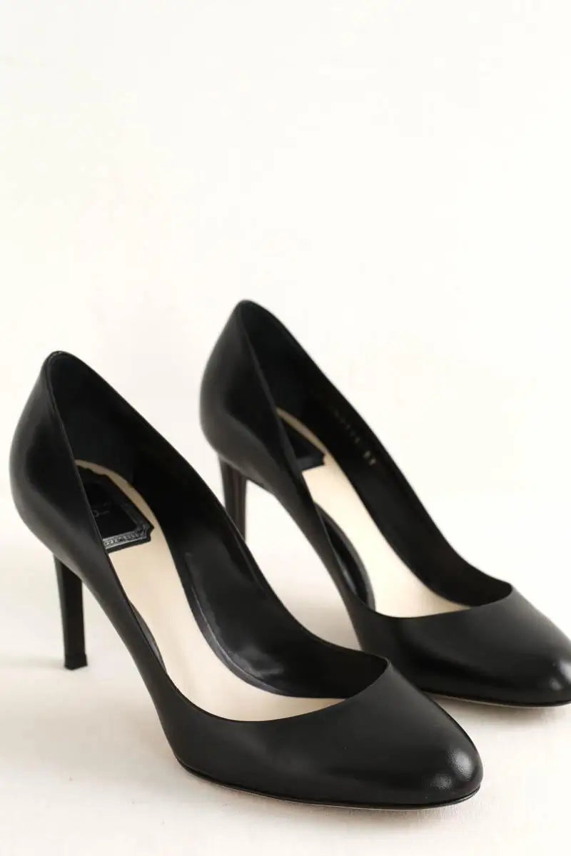 Talons Dior Noir en Cuir