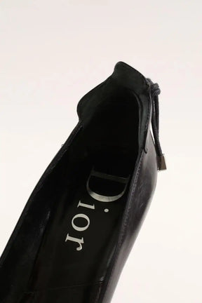 Talons Dior Noir en Cuir