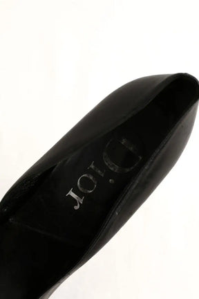 Talons Dior Noir en Cuir