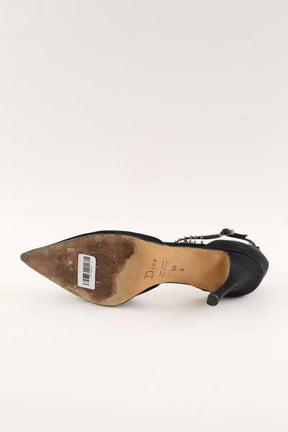 Talons Dior Noir en Tissu