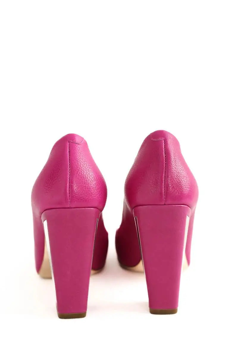 Talons Dior Rose en Cuir
