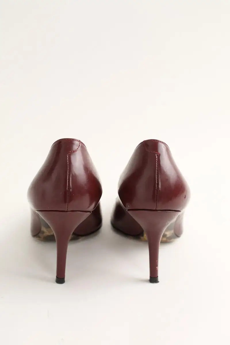 Talons Dolce & Gabbana Bordeaux en Cuir